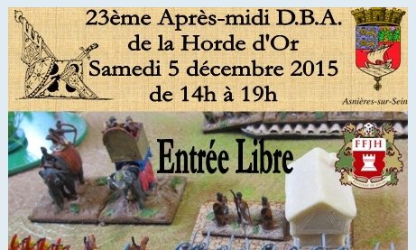 5 Décembre 2015, La Horde d'Or 92600 Asnières