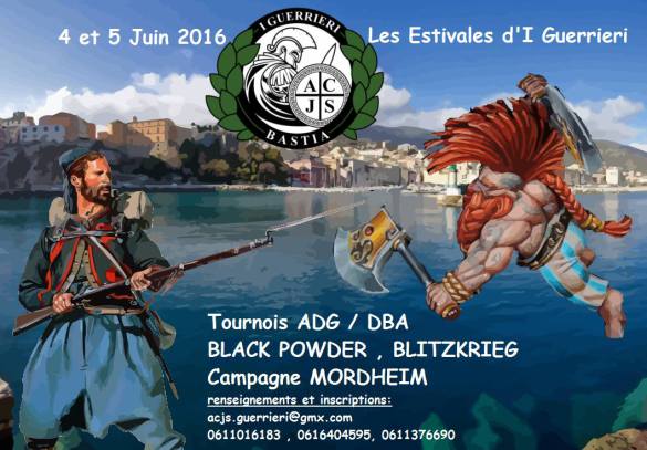 Estivales d'I Guerrieri, Bastia, 4 & 5 juin 2016